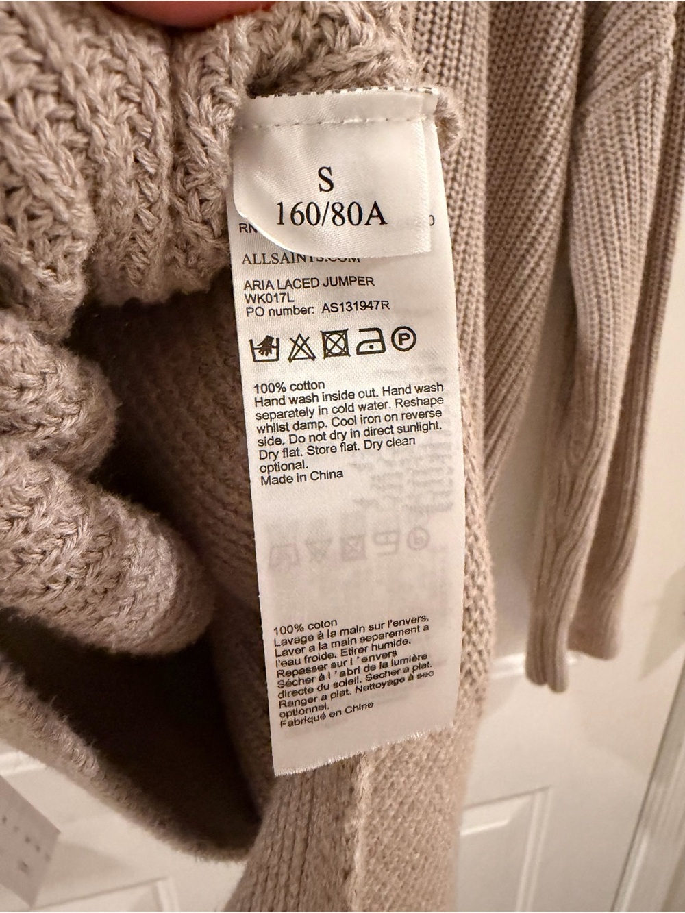 AllSaints Aria Laced Jumper - Picture 5 of 6